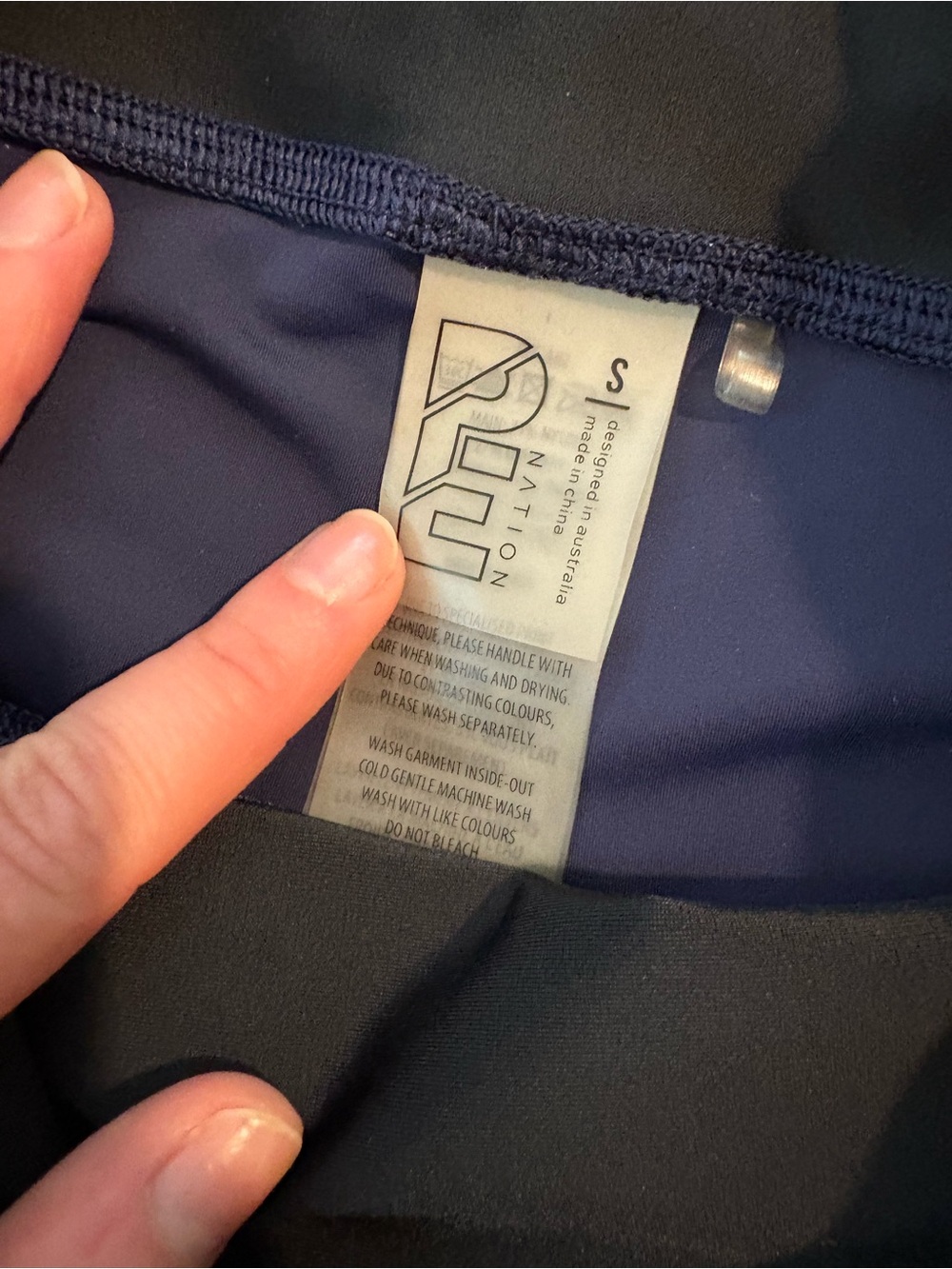 REVOLVE P.E Nation Ko Navy Leggings Colorblock Athleisure - Picture 3 of 7